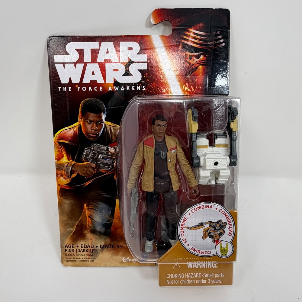 Star Wars The Force Awakens Finn Jakku 3.75 Inch Action Figure with BB-8 Droid